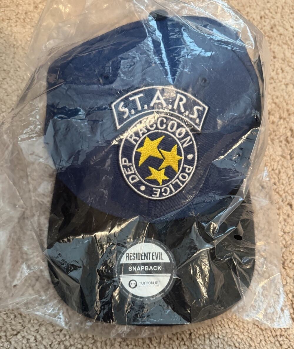 Resident Evil S.T.A.R.S. Racoon Police Dep Adjustable Snapback Baseball Cap NEW